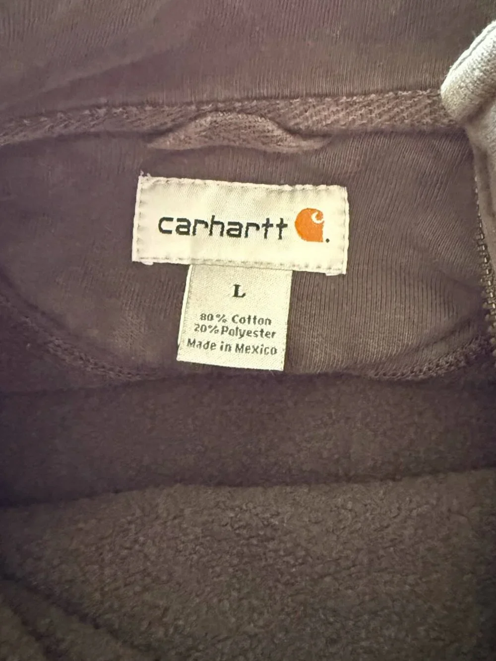 Carhartt Citizen Scientist Graphic Quarter Zip Sweatshirt Large L Green K188
